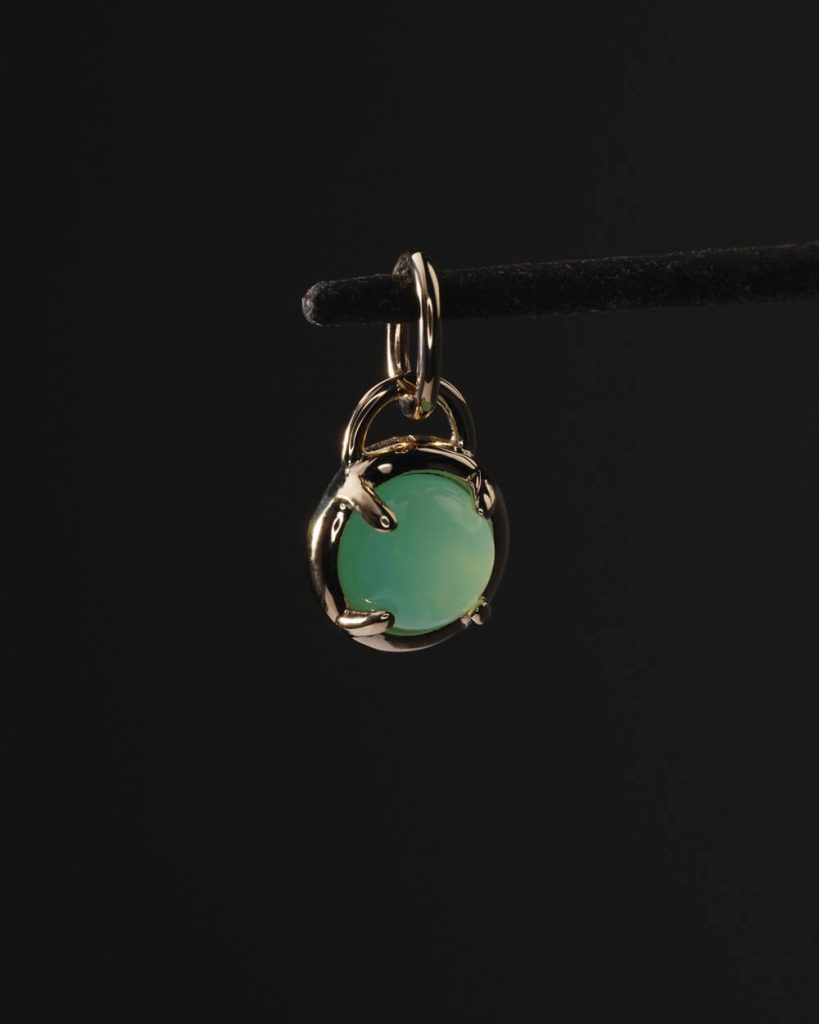 Privjesak Atlas s krizoprasom