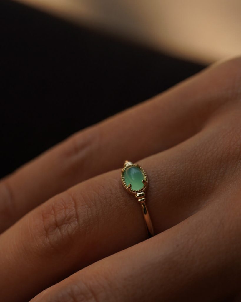 Prsten Vega krizopras